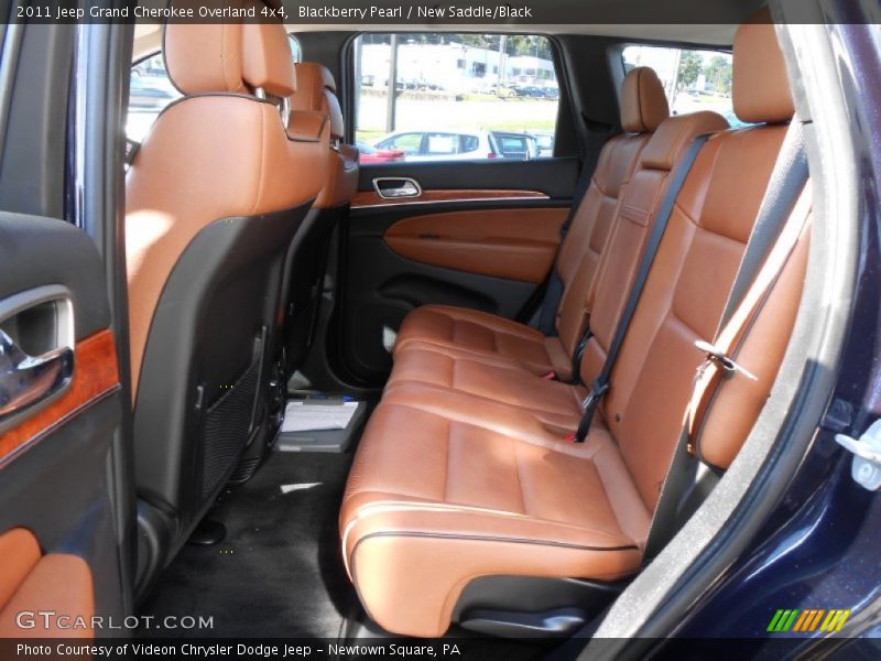 Blackberry Pearl / New Saddle/Black 2011 Jeep Grand Cherokee Overland 4x4