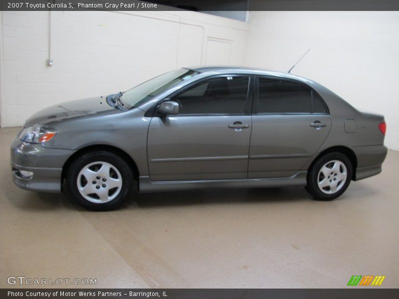 Phantom Gray Pearl / Stone 2007 Toyota Corolla S