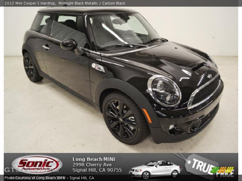 Midnight Black Metallic / Carbon Black 2013 Mini Cooper S Hardtop