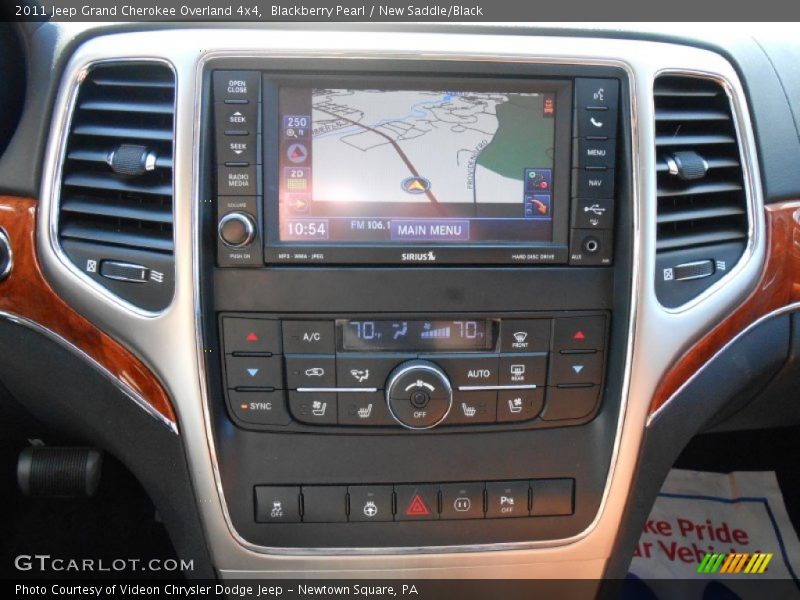 Blackberry Pearl / New Saddle/Black 2011 Jeep Grand Cherokee Overland 4x4