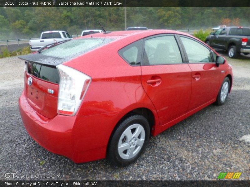 Barcelona Red Metallic / Dark Gray 2010 Toyota Prius Hybrid II