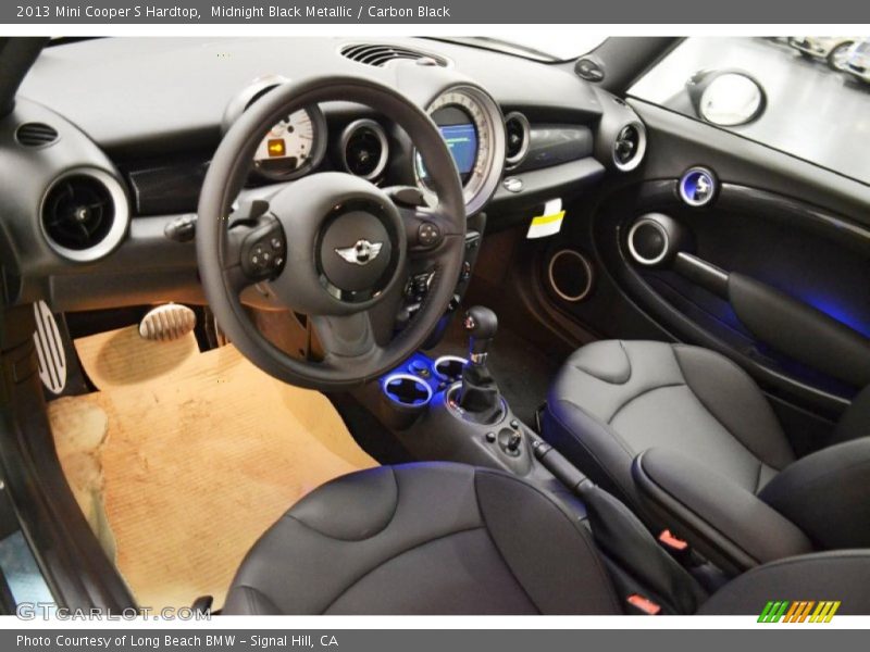 Midnight Black Metallic / Carbon Black 2013 Mini Cooper S Hardtop