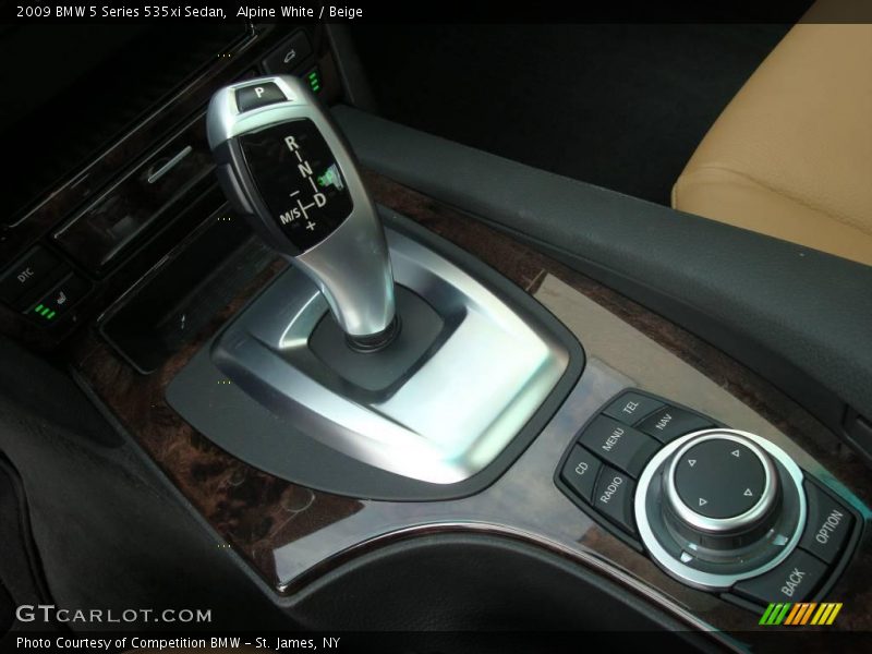 Alpine White / Beige 2009 BMW 5 Series 535xi Sedan