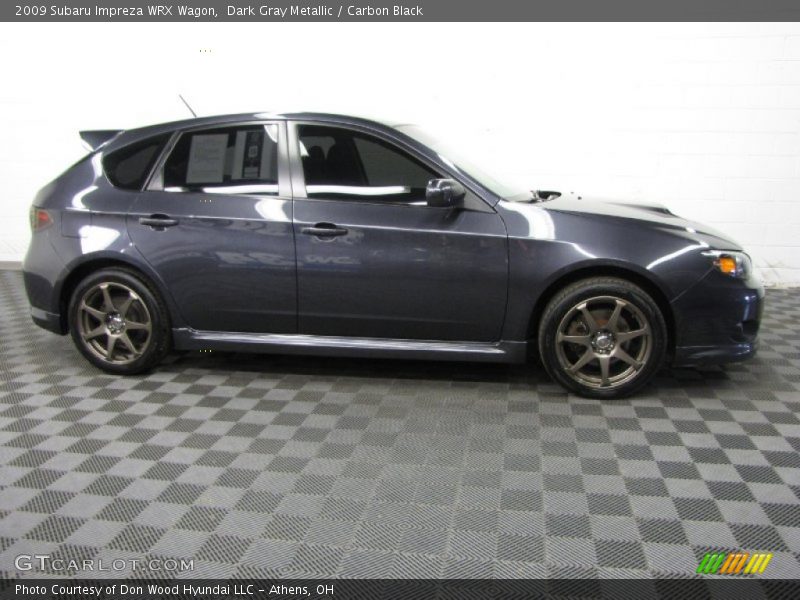 Dark Gray Metallic / Carbon Black 2009 Subaru Impreza WRX Wagon