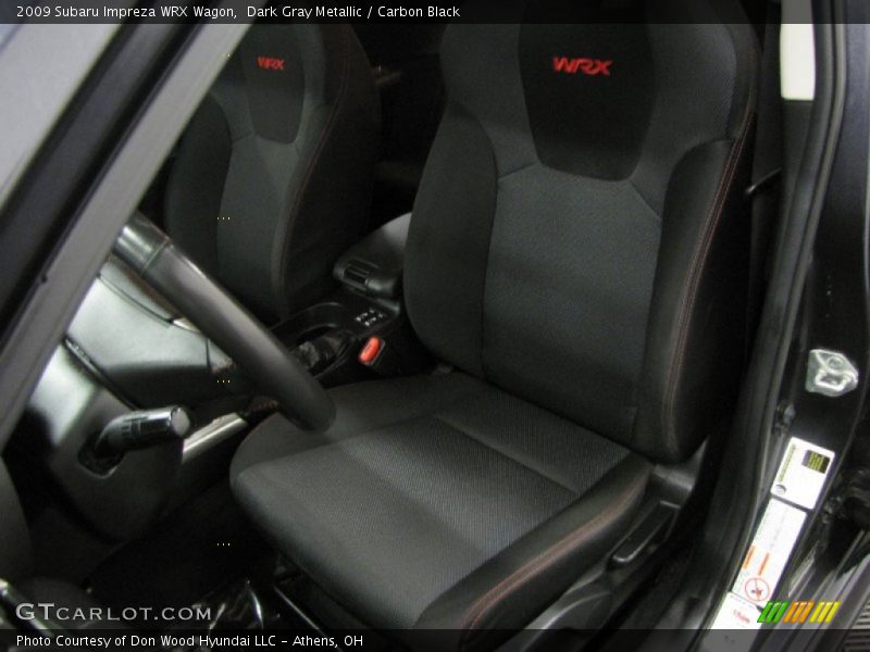 Dark Gray Metallic / Carbon Black 2009 Subaru Impreza WRX Wagon