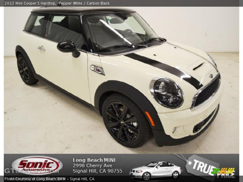 Pepper White / Carbon Black 2013 Mini Cooper S Hardtop