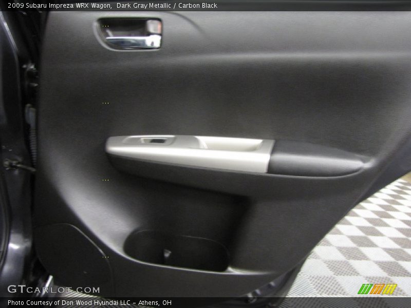 Dark Gray Metallic / Carbon Black 2009 Subaru Impreza WRX Wagon