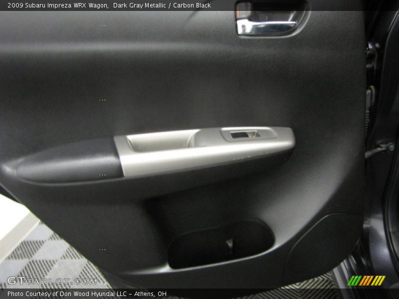 Dark Gray Metallic / Carbon Black 2009 Subaru Impreza WRX Wagon
