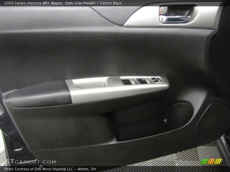 Dark Gray Metallic / Carbon Black 2009 Subaru Impreza WRX Wagon