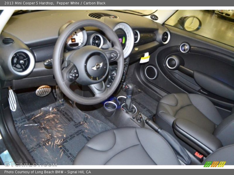 Pepper White / Carbon Black 2013 Mini Cooper S Hardtop