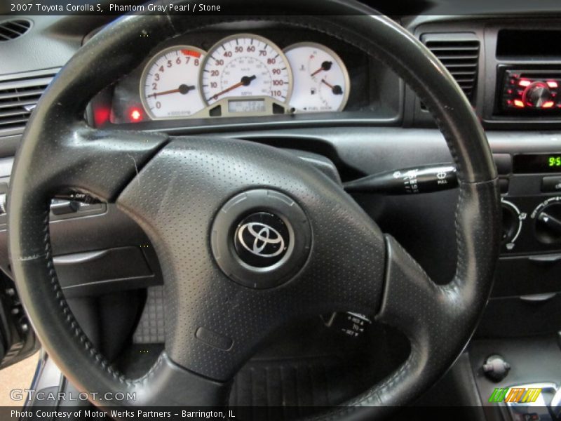 Phantom Gray Pearl / Stone 2007 Toyota Corolla S