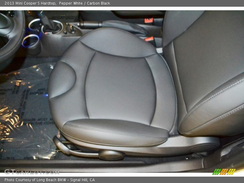 Pepper White / Carbon Black 2013 Mini Cooper S Hardtop