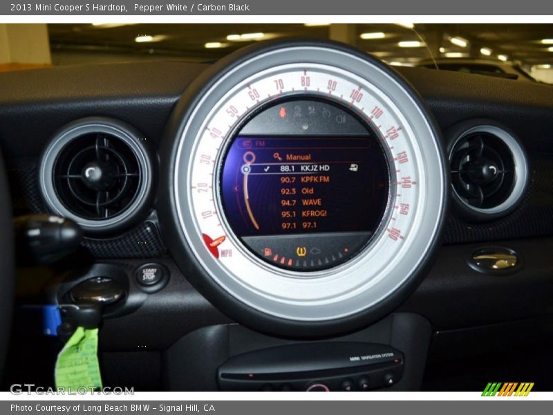 Pepper White / Carbon Black 2013 Mini Cooper S Hardtop