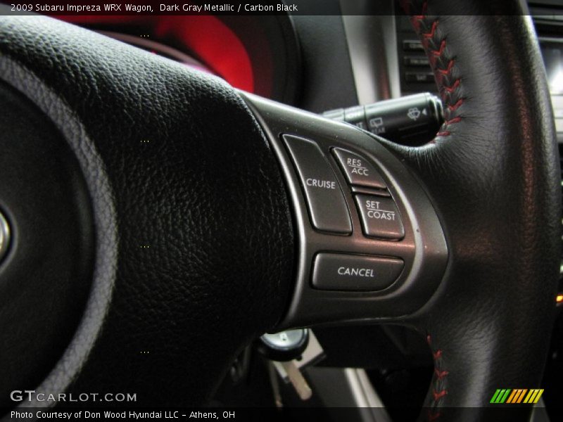 Dark Gray Metallic / Carbon Black 2009 Subaru Impreza WRX Wagon
