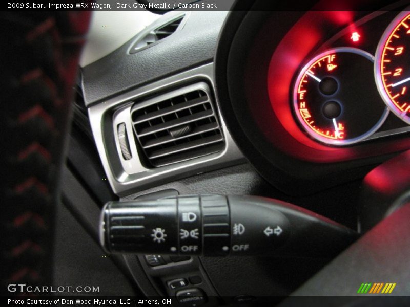 Dark Gray Metallic / Carbon Black 2009 Subaru Impreza WRX Wagon