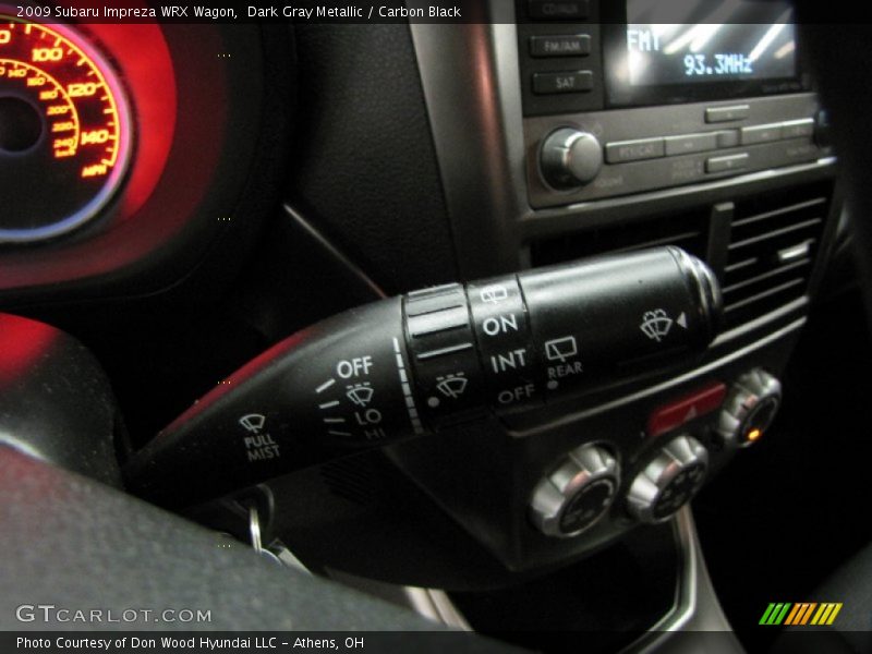 Dark Gray Metallic / Carbon Black 2009 Subaru Impreza WRX Wagon