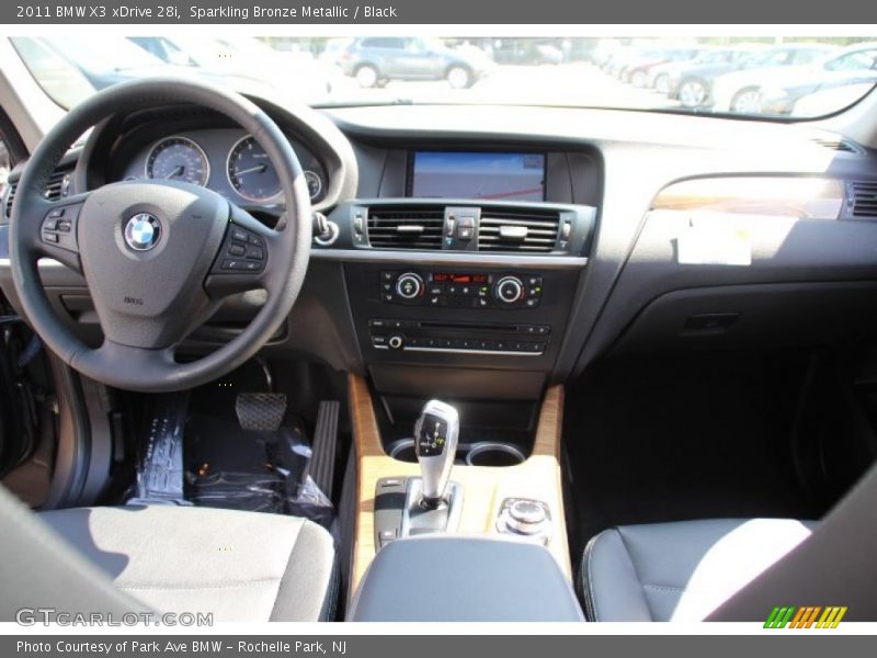Sparkling Bronze Metallic / Black 2011 BMW X3 xDrive 28i