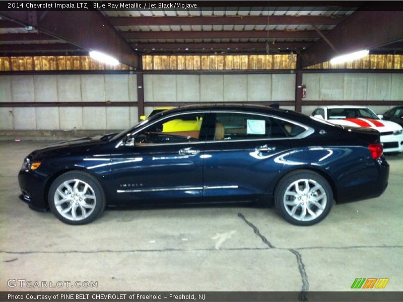 Blue Ray Metallic / Jet Black/Mojave 2014 Chevrolet Impala LTZ