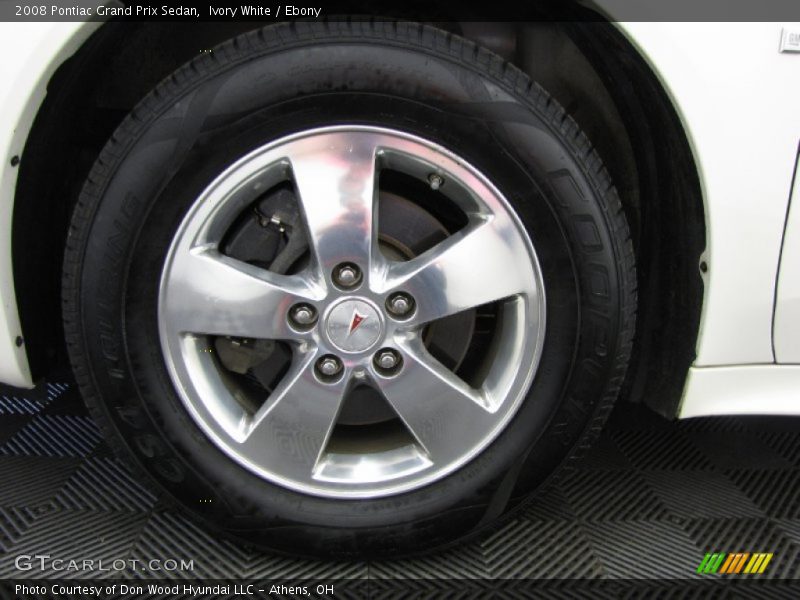 Ivory White / Ebony 2008 Pontiac Grand Prix Sedan