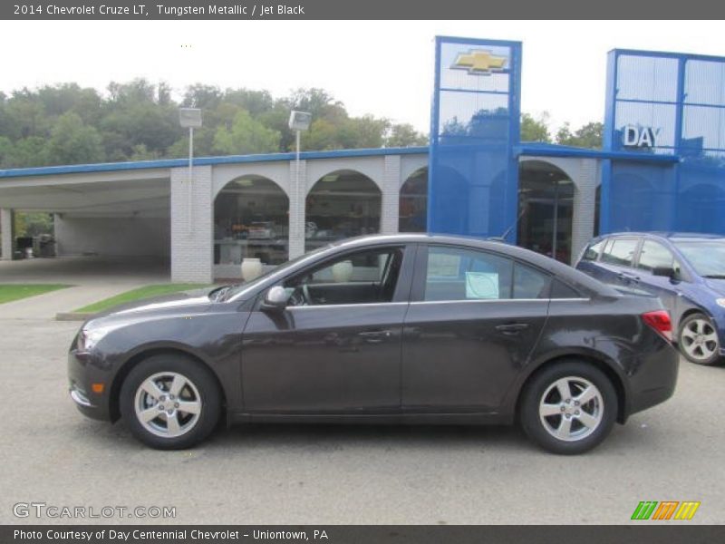 Tungsten Metallic / Jet Black 2014 Chevrolet Cruze LT