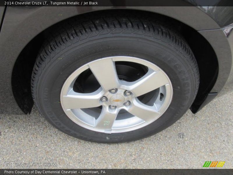 Tungsten Metallic / Jet Black 2014 Chevrolet Cruze LT