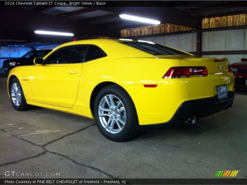 Bright Yellow / Black 2014 Chevrolet Camaro LT Coupe