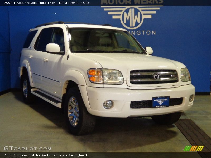 Natural White / Oak 2004 Toyota Sequoia Limited 4x4