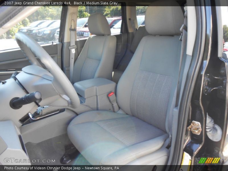 Black / Medium Slate Gray 2007 Jeep Grand Cherokee Laredo 4x4