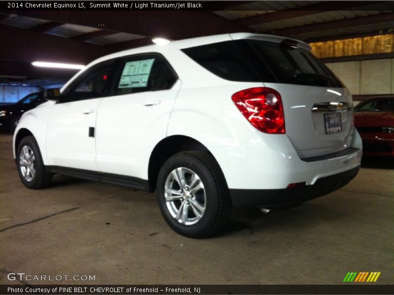 Summit White / Light Titanium/Jet Black 2014 Chevrolet Equinox LS