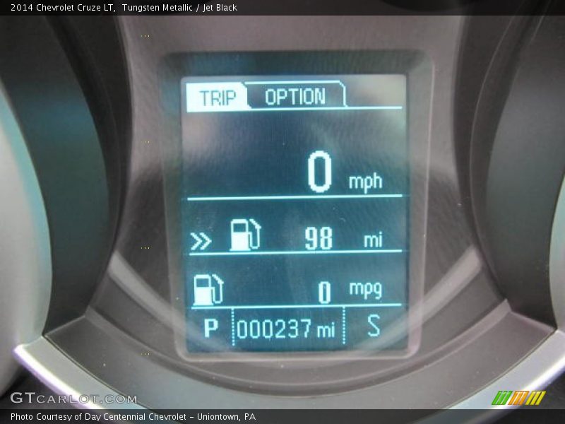 Tungsten Metallic / Jet Black 2014 Chevrolet Cruze LT