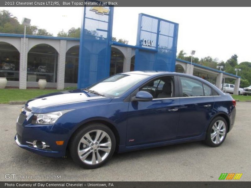 Blue Topaz Metallic / Jet Black 2013 Chevrolet Cruze LTZ/RS