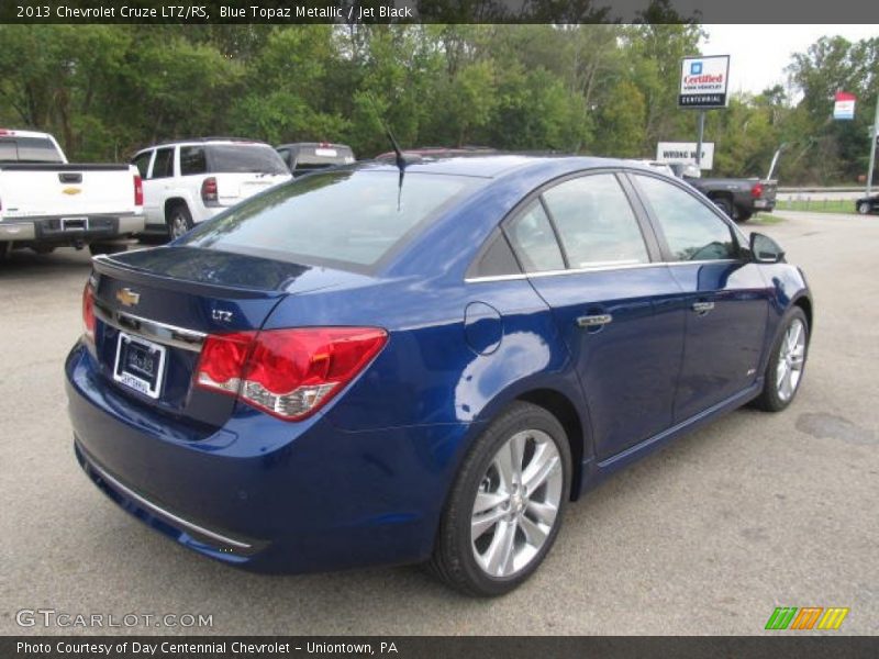 Blue Topaz Metallic / Jet Black 2013 Chevrolet Cruze LTZ/RS