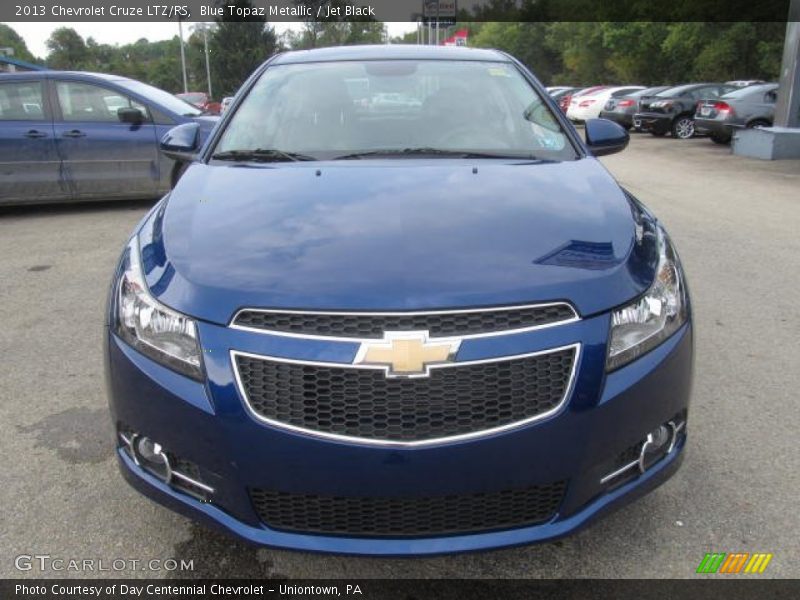 Blue Topaz Metallic / Jet Black 2013 Chevrolet Cruze LTZ/RS