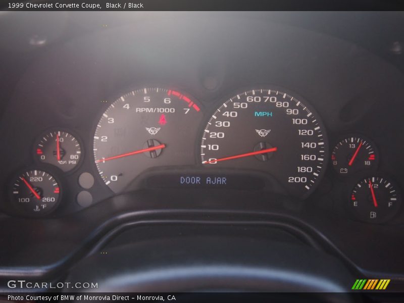 Black / Black 1999 Chevrolet Corvette Coupe