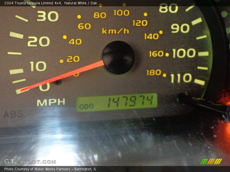 Natural White / Oak 2004 Toyota Sequoia Limited 4x4