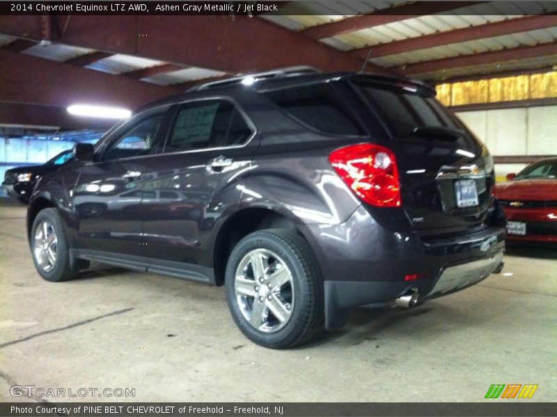 Ashen Gray Metallic / Jet Black 2014 Chevrolet Equinox LTZ AWD
