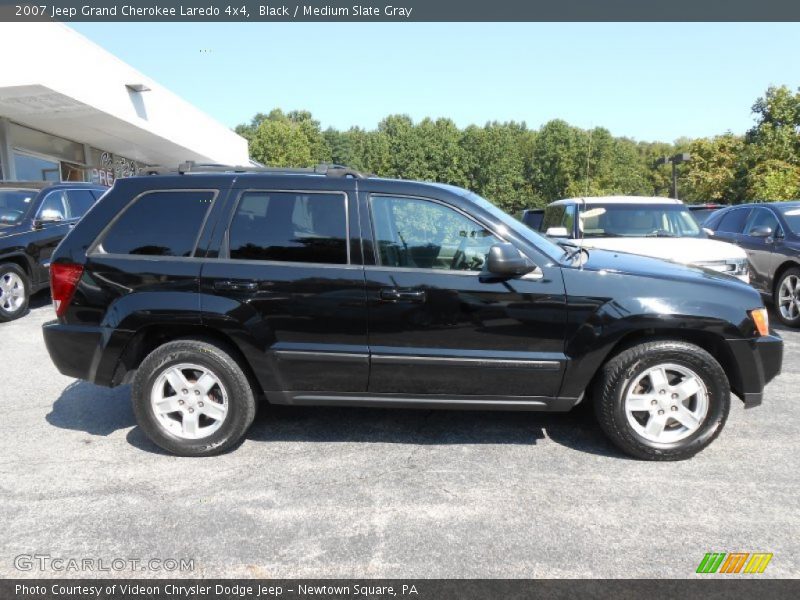Black / Medium Slate Gray 2007 Jeep Grand Cherokee Laredo 4x4