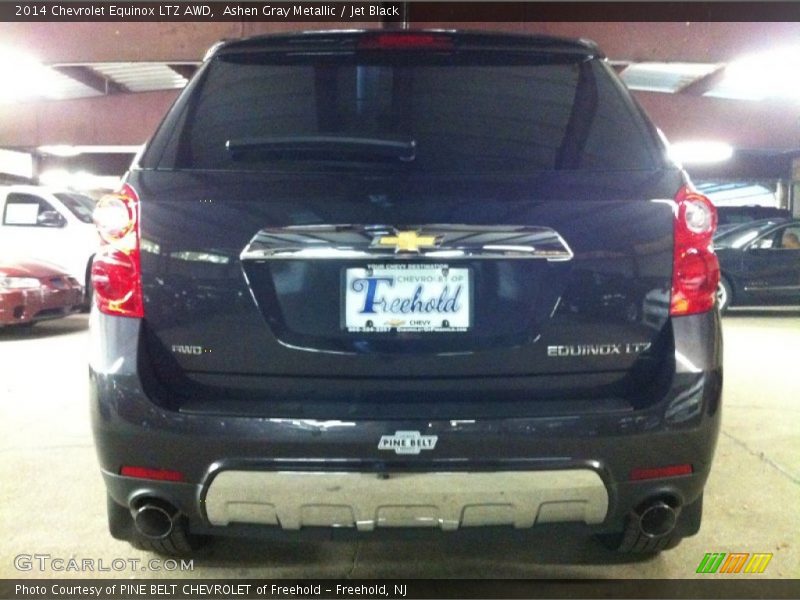 Ashen Gray Metallic / Jet Black 2014 Chevrolet Equinox LTZ AWD