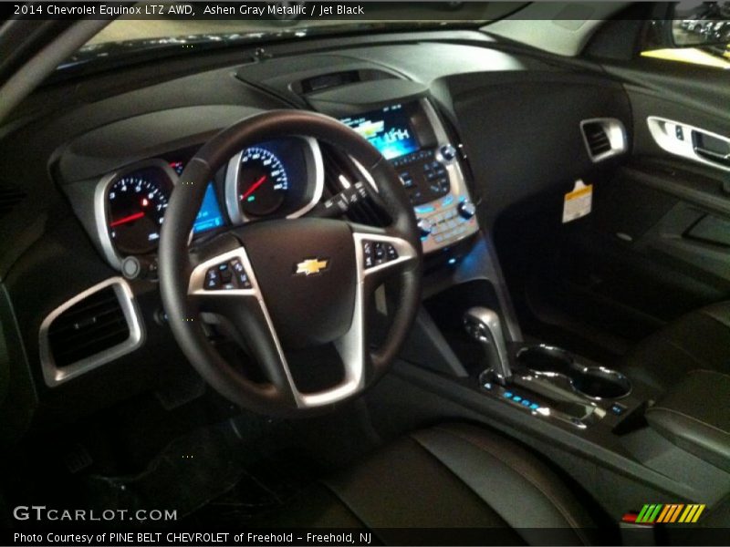 Ashen Gray Metallic / Jet Black 2014 Chevrolet Equinox LTZ AWD
