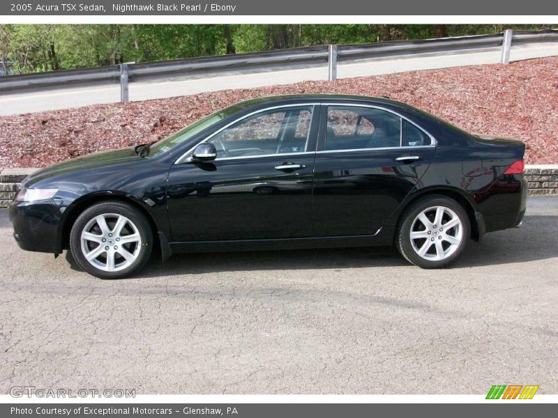 Nighthawk Black Pearl / Ebony 2005 Acura TSX Sedan