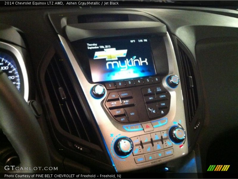 Ashen Gray Metallic / Jet Black 2014 Chevrolet Equinox LTZ AWD