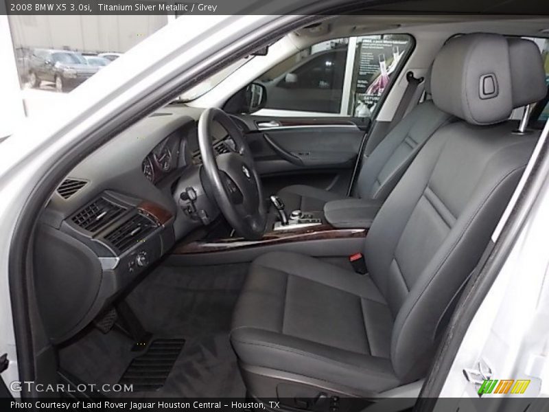 Titanium Silver Metallic / Grey 2008 BMW X5 3.0si