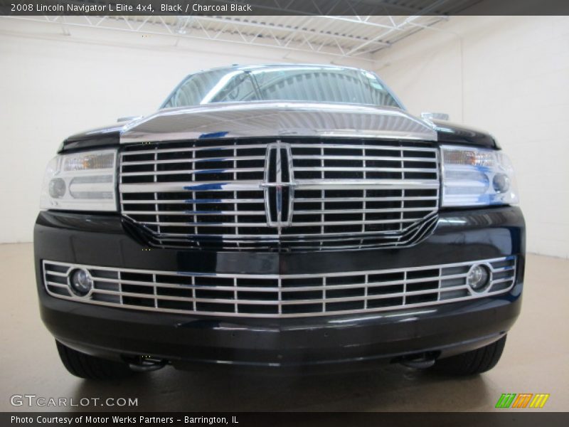 Black / Charcoal Black 2008 Lincoln Navigator L Elite 4x4