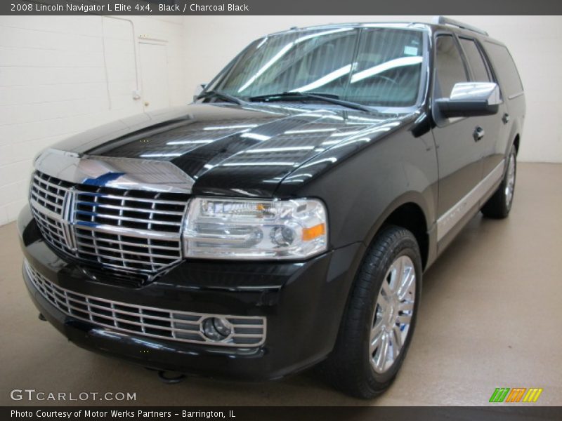 Black / Charcoal Black 2008 Lincoln Navigator L Elite 4x4