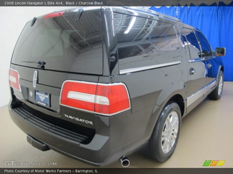 Black / Charcoal Black 2008 Lincoln Navigator L Elite 4x4