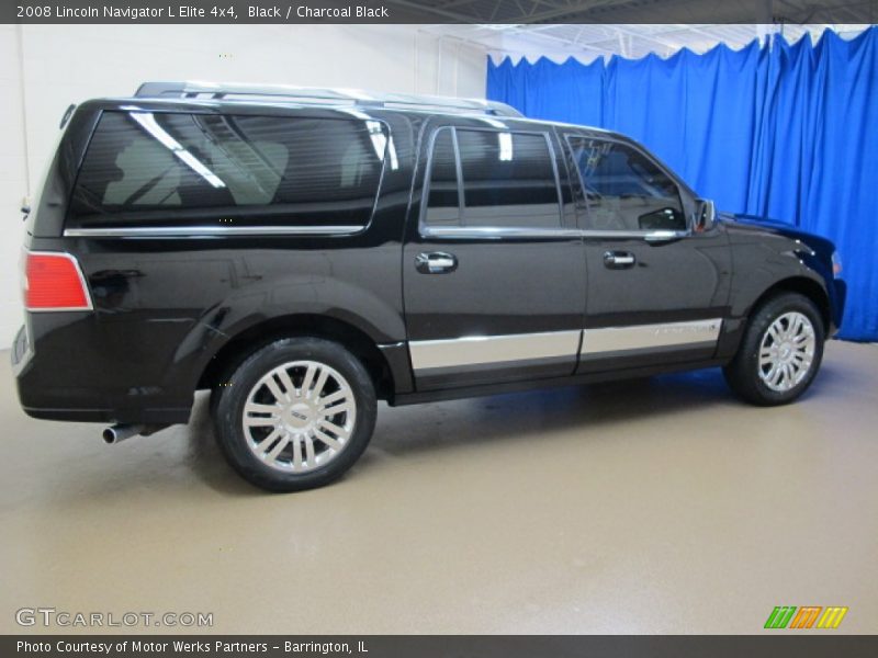 Black / Charcoal Black 2008 Lincoln Navigator L Elite 4x4