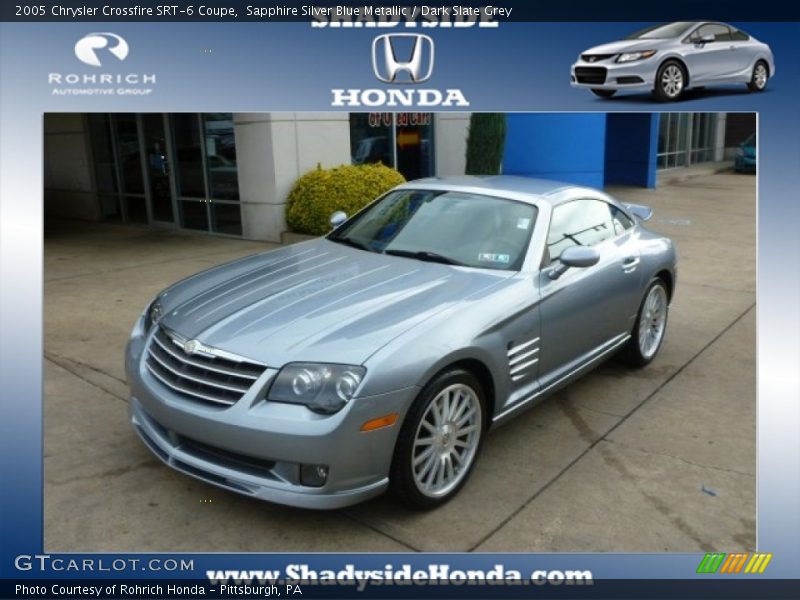 Sapphire Silver Blue Metallic / Dark Slate Grey 2005 Chrysler Crossfire SRT-6 Coupe