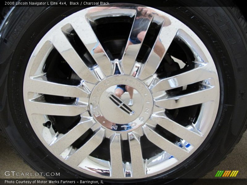 Black / Charcoal Black 2008 Lincoln Navigator L Elite 4x4