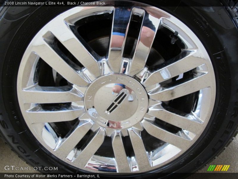 Black / Charcoal Black 2008 Lincoln Navigator L Elite 4x4