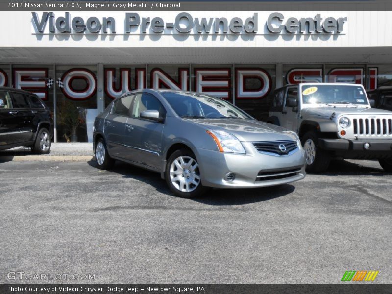Magnetic Gray Metallic / Charcoal 2012 Nissan Sentra 2.0 S